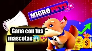 MicroPets NFT - Gana Dinero Mientras Cuidas tus Mascotas!!