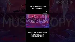 Unused music from #helluvaboss