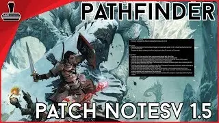 Pathfinder 2e Playtest Patch Notes 1.5 | GameGorgon