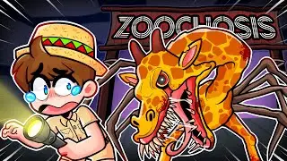 I entered a zoo of mutant animals... 😨🩸💀 SILVIOGAMER at Zoochosis, the Zoo of Terror 💉