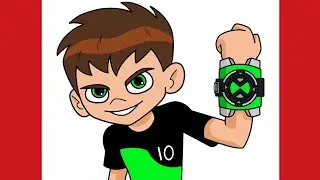 Ben 10 Drawing | How to draw Ben 10 Heroes