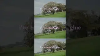 lyric video for the new version of Glue Song with 