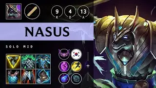 Nasus Mid vs Neeko: Rampage - KR Master Patch 14.18