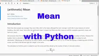 Python - Mean
