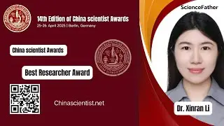 Dr. Xinran Li | University of Shanghai for Science and Technology | China | Best Researcher Award