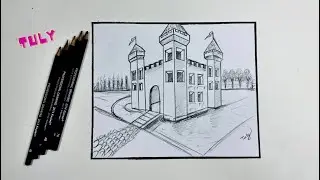 Drawing A Castle Easy Tutorial