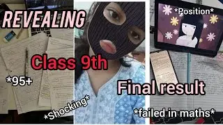 Revealing my *9TH FINAL EXAM RESULT* |class 9 result reveal | How much i scored in my FINALS ? 