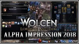 Wolcen Lords of Mayhem 2018 Gameplay Impressions Part 1