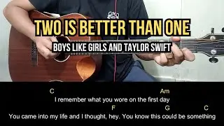 Two Is Better Than One - Boys Like Girls ft. Taylor Swift | Guitar Tutorial