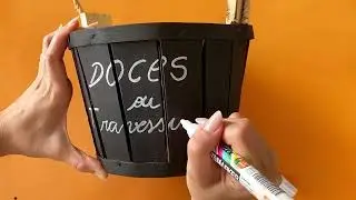 Balde de Doces Halloween