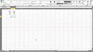 Microsoft Excel - How To Do Simple Math Adding, Subtraction, Multiplication and Division