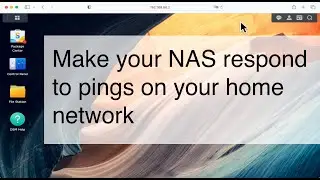 Synology NAS tip | How to make a Synology NAS respond to pings