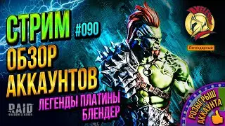Raid SL | СТРИМ №090 | Обзоры с чатика и Легенды Платины | Axeless