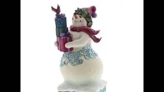 Share Some Love (Winter Wonderland Snowman with Gifts Figurine) - 6004191