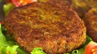 Tortitas de Lentejas y Avena !! También las puedes disfrutar en hamburguesas 🍔//RECETA VEGANA