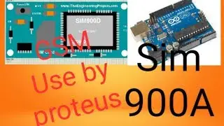 How to use GSM Module by proteus With Arduino
