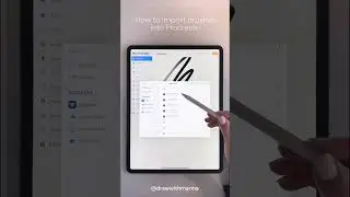 How to Draw Import Brushes into Procreate