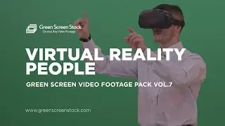 Virtual Reality People – Green Screen Video Footage Pack 