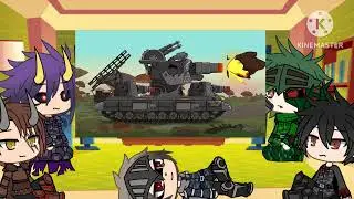 реакция на Потерянная история 2 Левиафан vs КВ 6 vs Мимик гача лайф