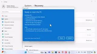 How To Reset Windows 11 ( Without losing personal files )