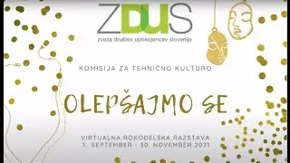 Virtualna rokodelska razstava ZDUS: Olepšajmo se