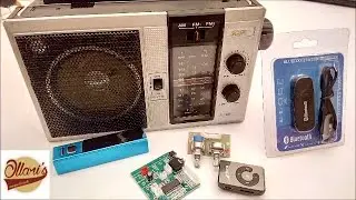 DIY //  Wireless Bluetooth Speaker from 90's Radio