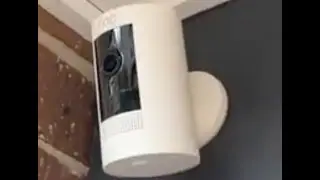 How to Mount a Security Camera Ring Stick up cam. Get to battery open fit charge instal