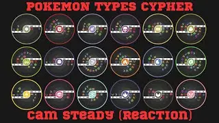 GOTTA KNOW EM ALL!!!!!  POKEMON TYPES CYPHER |@CamSteady |#rap |#rapcypher |#cypher | |Reaction|