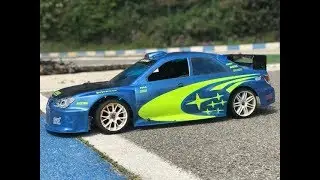 Piste 1/5ème SUBARU - Moteur FG 26 CC - Essais NSC