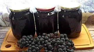 Делаю так виноградный сок уже лет 40! Рецепт самый простой и вкусный, натуральный сок из винограда