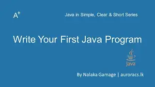 Java made simple  - Write your first java program