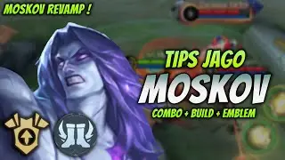 CARA MAIN MOSKOV REVAMP ! BUILD & EMBLEM MOSKOV TERSAKIT 2023 ! | MOSKOV GOLD LANE GAMEPLAY
