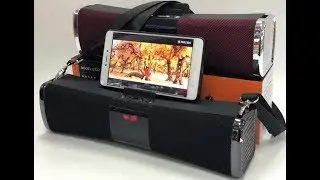 Bluetooth  стерео  колонка с часами за 1000 руб