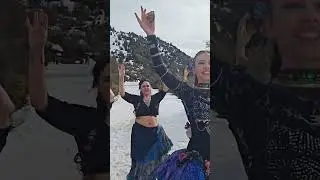 Danza del vientre en Cerro Catedral, Bariloche. [Talleres con Emine, estilo FCBD®. Organizó: Nayat]