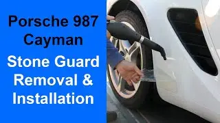 Porsche 987 Cayman/Boxster Stone Guard Paint Protection Film Removal & Installation