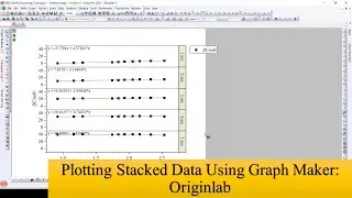 Plotting Stacked data using Graph Maker: Originlab