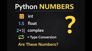 Python Numbers Explained | int, float, complex & Type Conversion (Beginner POV) | 04