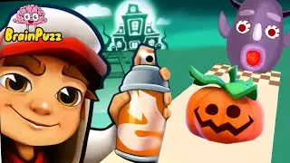 Sandwich Runner  🎃 Subway Surf Haunted Hood - All Level Gameplay Android, iOS NEW HALLOWEEN UPDATE