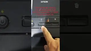 EPSON L1800 RED LIGHT BLINKING ERROR 