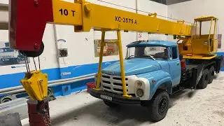 Зил 133 гя кран кс3575 установил трос , усилил рессоры kingkong rc zil 133 