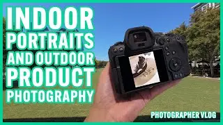 Indoor Portraits and Outdoor Product Photography! | Photographer Vlog