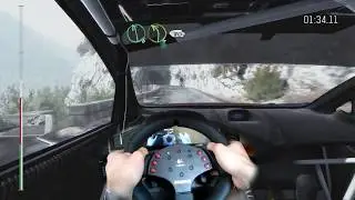 DiRT Rally - PC Gameplay - Logitech MOMO Wheel + Wheel Cam - GTX 960