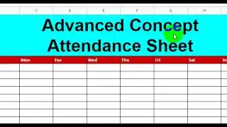 Student Attendance Sheet | Create attendance sheet into google sheets