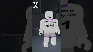 ЧРЕЗВЫЧАЙНО РЕДКАЯ ФУТБОЛКА 1/1 В ROBLOX #shorts #roblox