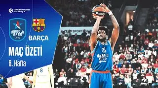 EuroLeague 6. Hafta: Anadolu Efes 88 - 97 FC Barcelona