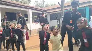 Funny game school children video