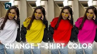 How to change t-shirt Color | Apply Specific Color Using Photoshop!