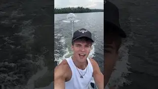 Zorb Ball Attached To Jetski Prank!😈