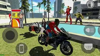 INDIAN BIKES DRIVING 3D|KAWASAKI H2R,KTM RC8 SUPERBIKE|BEST ANDROID IOS GAMEPLAY|indian bike game 3d