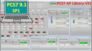 PCS7 V9.1 SP1 tutorial| PCS7 AP Library V91| how to use example library of PCS7 V9.1 SP1| PCS7